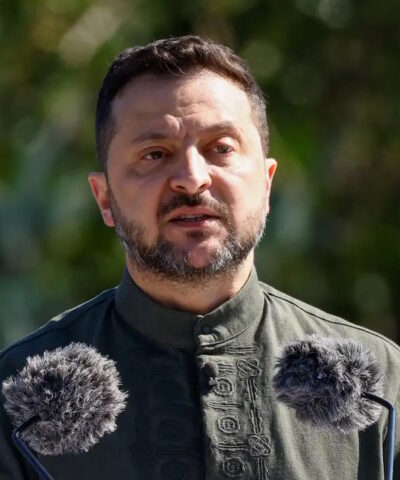 Ο Ουκρανός Πρόεδρος,  Volodímir Zelenskyy