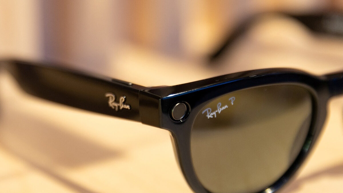 FILE PHOTO: Ray-Ban Meta sunglasses are displayed at the Meta Connect annual event at the company's headquarters in Menlo Park, California, U.S., September 24, 2024.