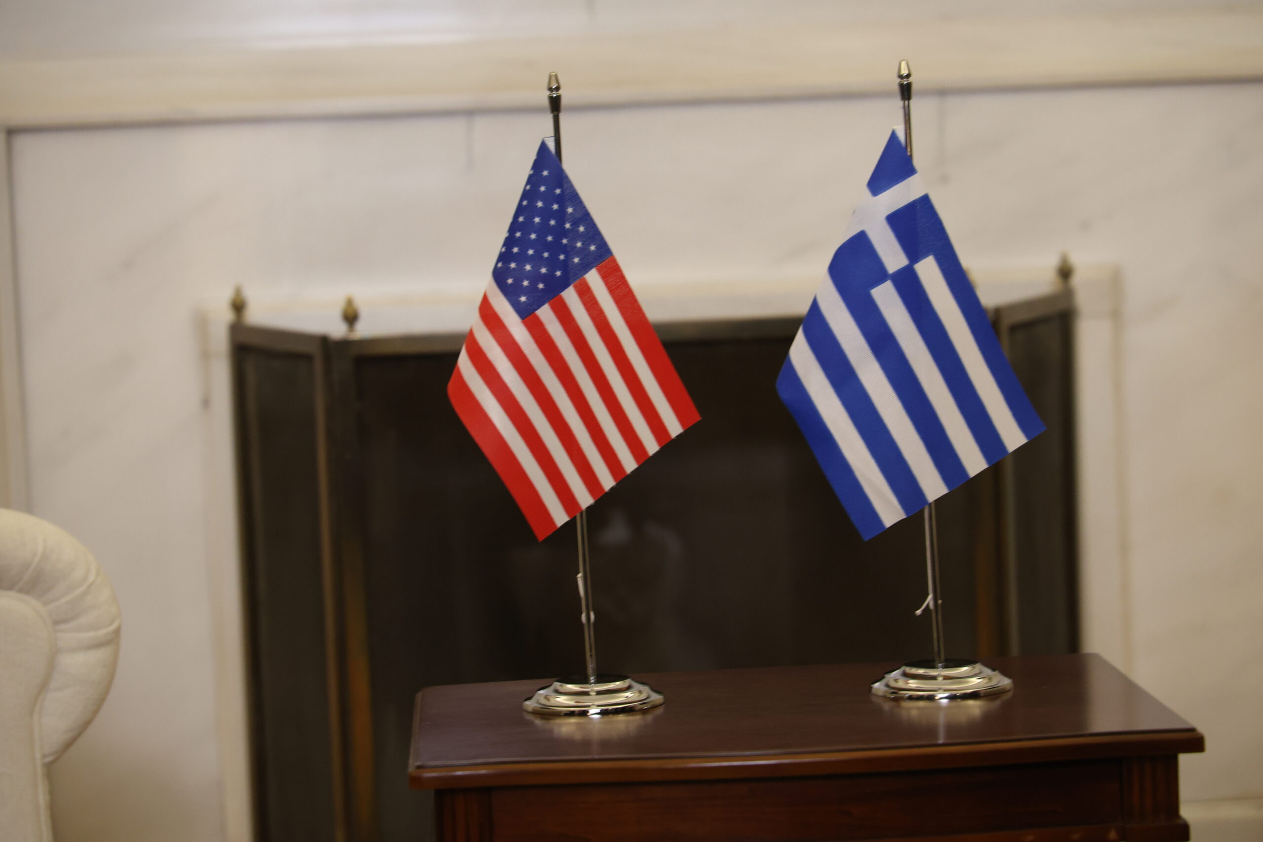 Υπουργείο Εξωτερικών. Συνάντηση του Υπ. Εξωτερικών Γιώργου Γεραπετρίτη με τον ομόλογο του των ΗΠΑ Μάρκο Ρούμπιο. 6ος Γύρος του Στρατηγικού Διαλόγου Ελλάδος-ΗΠΑ. Τετάρτη 7 Οκτωβρίου 2026 (ΓΙΑΝΝΗΣ ΠΑΝΑΓΟΠΟΥΛΟΣ / EUROKINISSI)