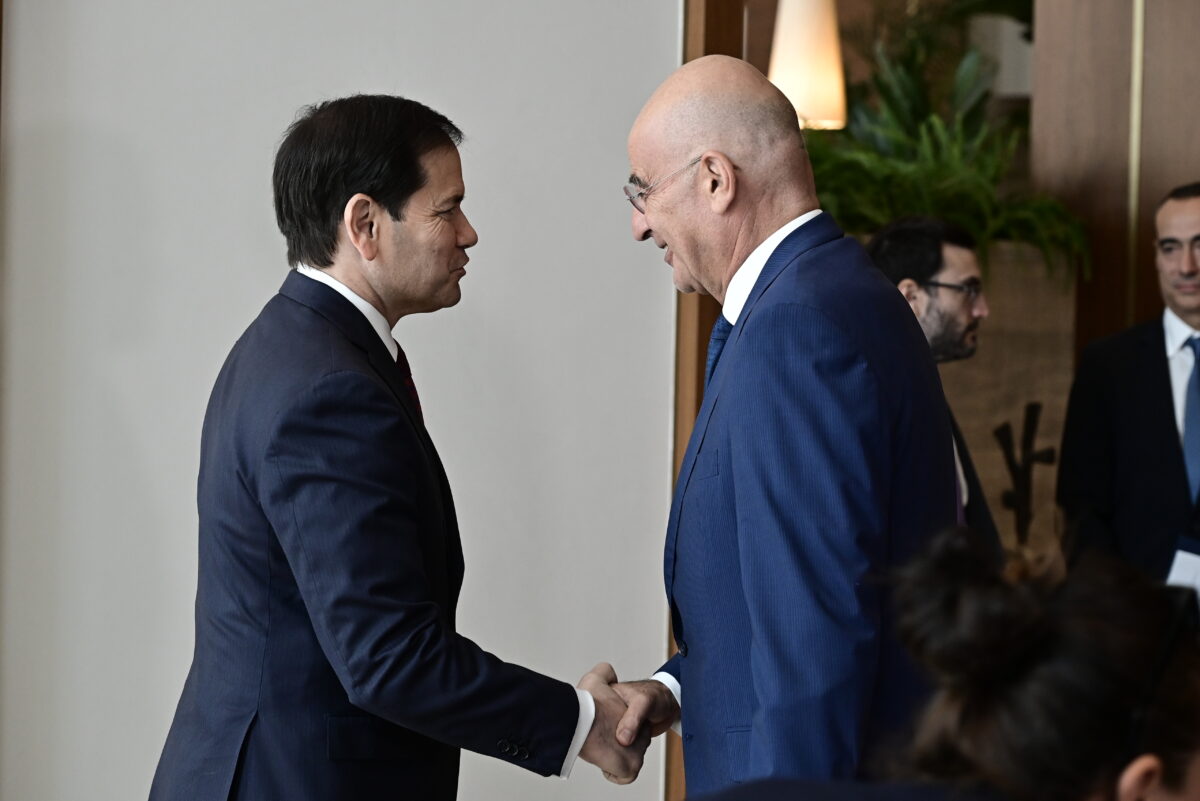 Νίκος Δένδιας και Μαρκ Ρούμπιο
