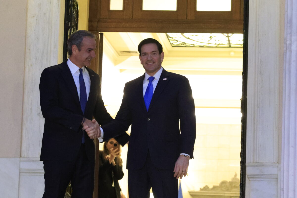 Συνάντηση του Πρωθυπουργού Κυριάκου Μητσοτάκη με τον Υπουργό Εξωτερικών των ΗΠΑ Μάρκο Ρούμπιο. Τετάρτη 7 Οκτωβρίου 2026 (ΓΙΩΡΓΟΣ ΚΟΝΤΑΡΙΝΗΣ