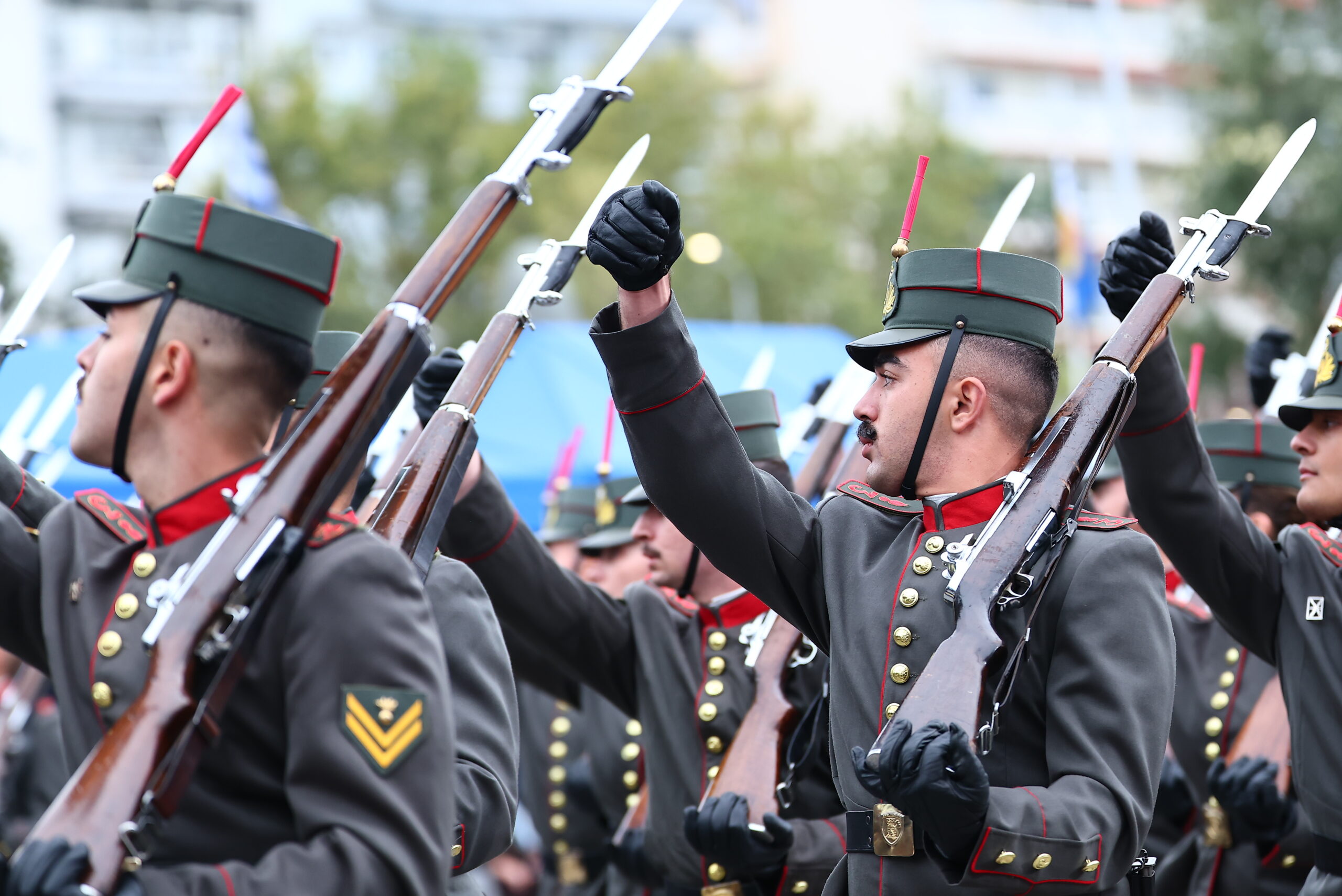 Στρατιωτική παρέλαση στην Θεσσαλονίκη για την Εθνική Επέτειο της 28ης Οκτωβρίου 1940. Τετάρτη 28 Οκτωβρίου 2026 . (ΡΑΦΑΗΛ ΓΕΩΡΓΙΑΔΗΣ/EUROKINISSI)