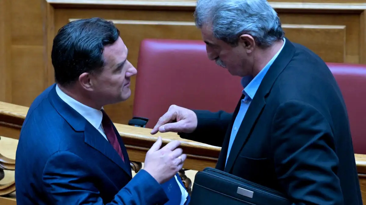 «Μετωπική» Αδωνι Γεωργιάδη και Παύλου Πολάκη στη Βουλή με φόντο το «Χωριάτικο» - Έδωσαν ραντεβού στα Χανιά