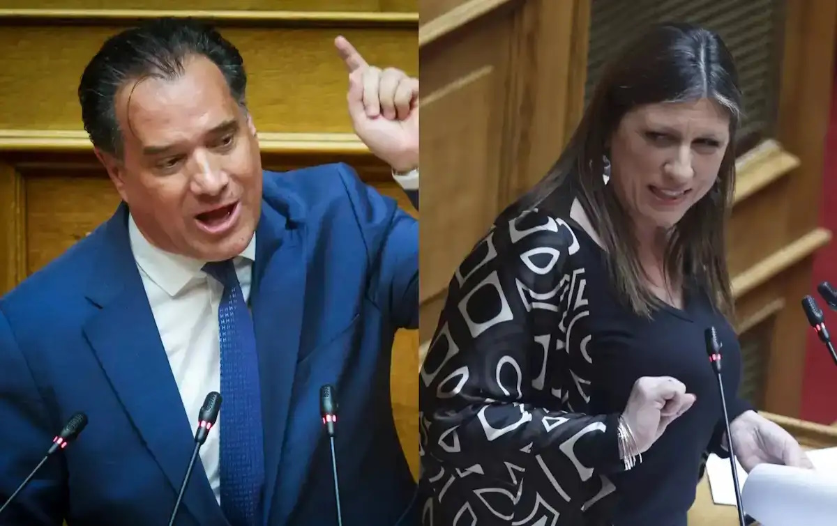 «Αρπάχτηκαν» Αδωνις Γεωργιάδης και Ζωή Κωνσταντοπούλου στη Βουλή: «Με Α και ΟΥ διώξαμε Αριστερούς σαν εσάς» - «Ακροδεξιέ φασίστα»