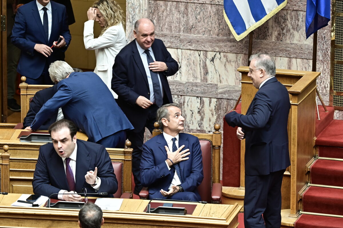 Ο Κυριάκος Μητσοτάκης (ΜΙΧΑΛΗΣ ΚΑΡΑΓΙΑΝΝΗΣ