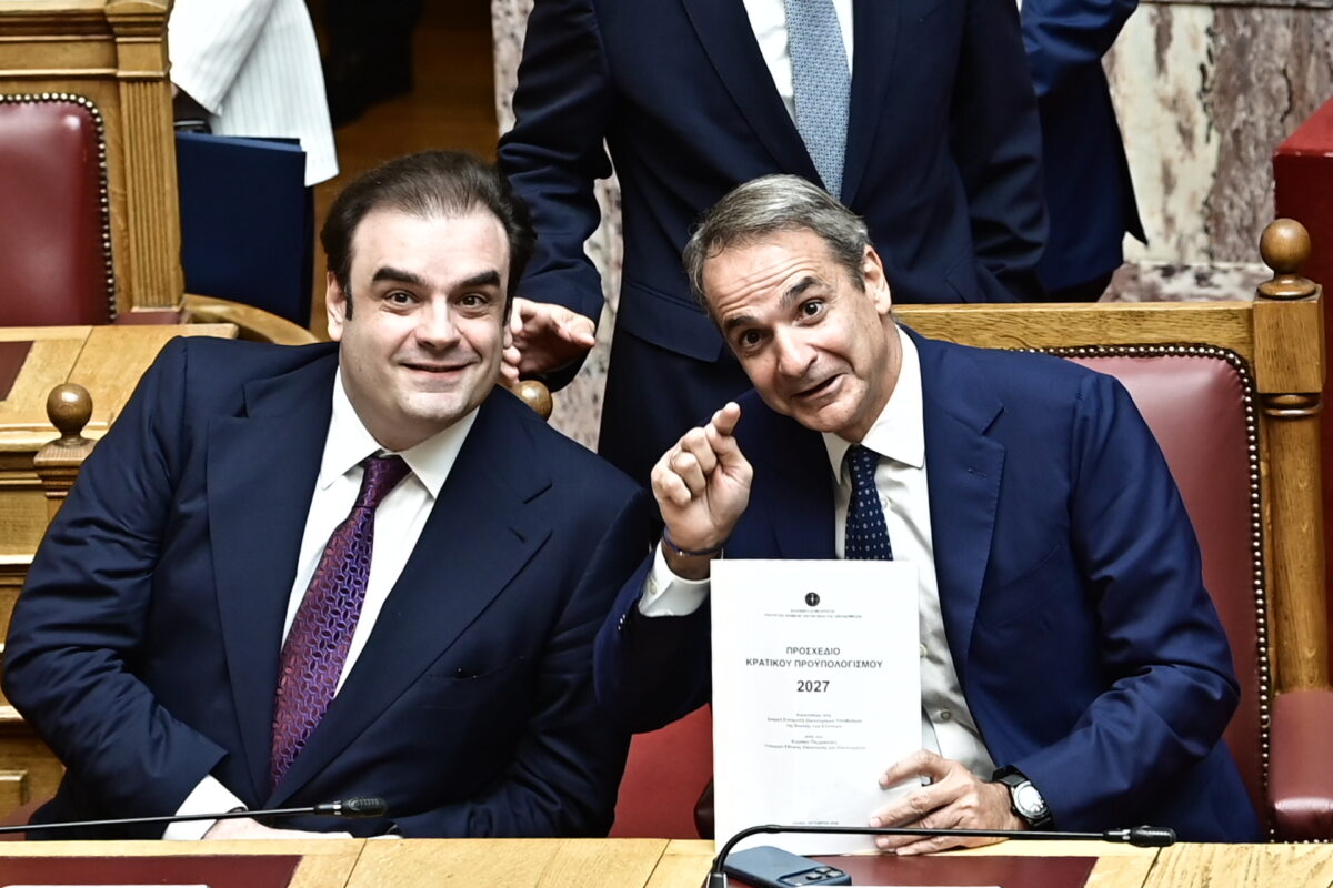 Κυριάκος Μητσοτάκης και Κυριάκος Πιερρακάκης (ΜΙΧΑΛΗΣ ΚΑΡΑΓΙΑΝΝΗΣ