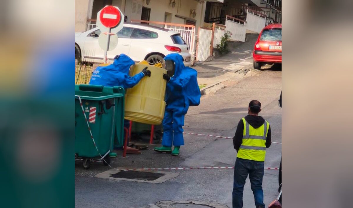 Αγιος Δημήτριος: Δοχείο με ύποπτο υλικό βρέθηκε σε κάδο σκουπιδιών - Μεγάλη επιχείρηση από την ΕΜΑΚ