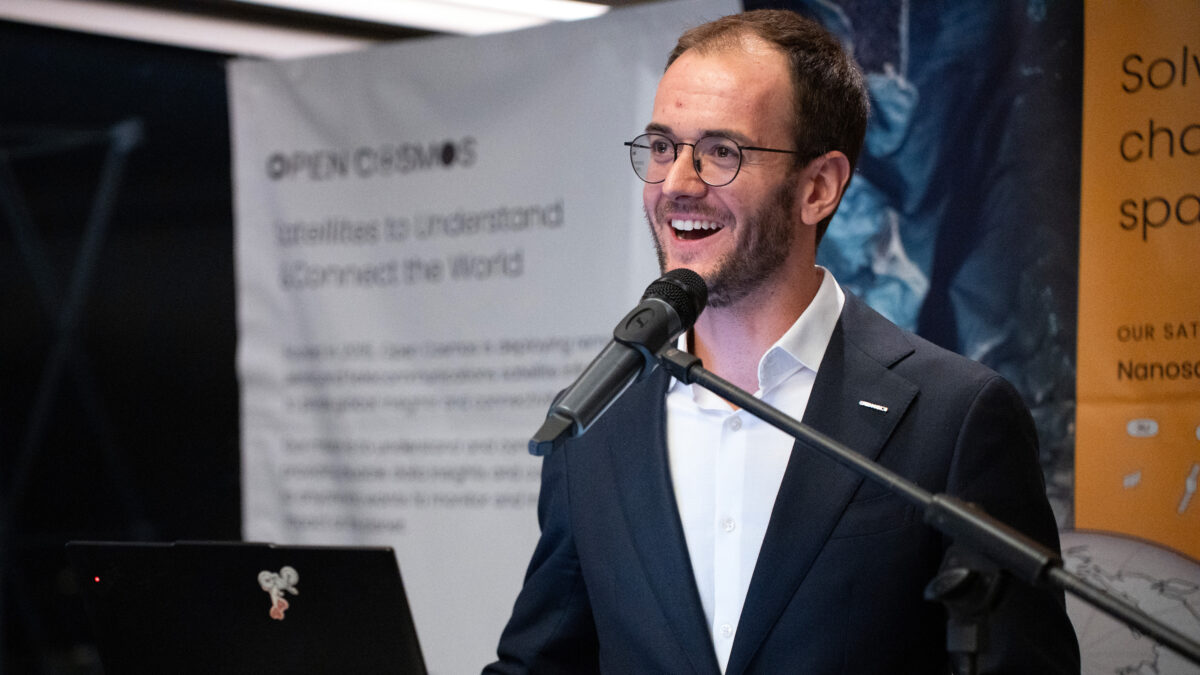 Ο Aleix Megias Homar, Co Founder και Chief Operating Officer της Open Cosmos