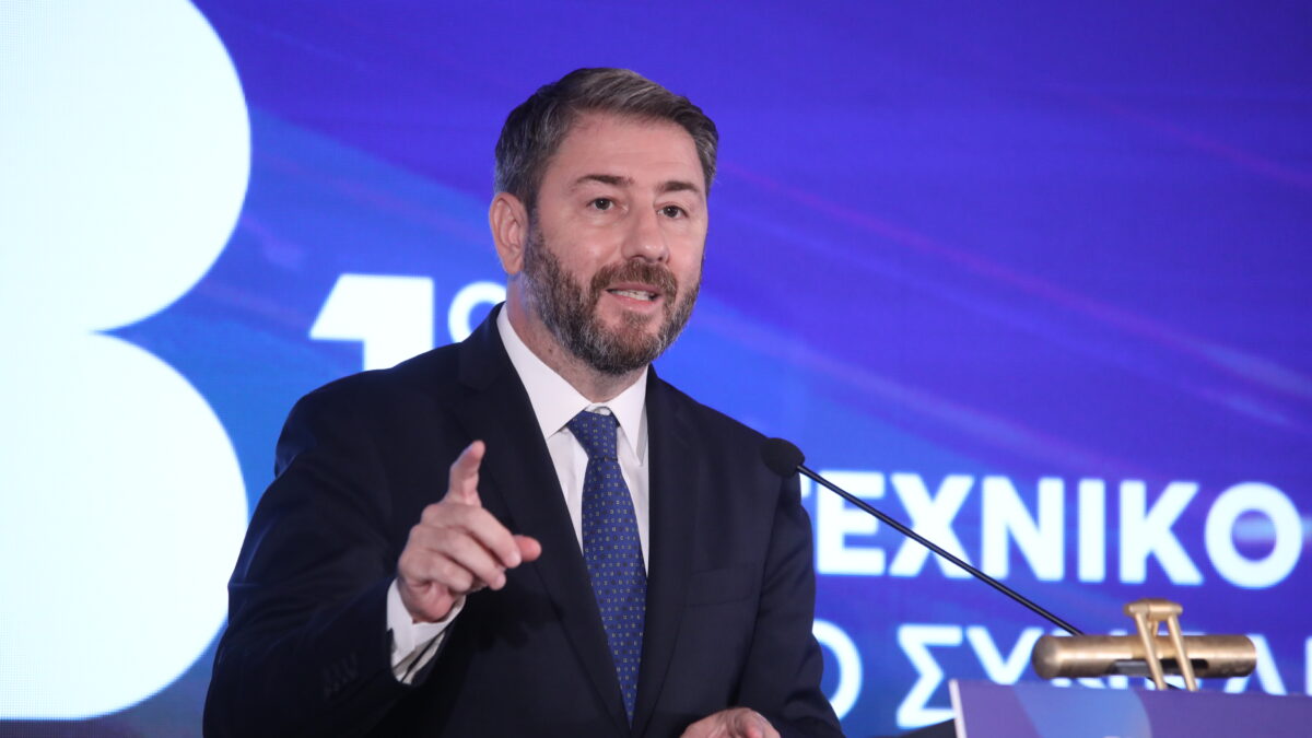 Ο πρόεδρος του ΠΑΣΟΚ Νίκος Ανδρουλάκης