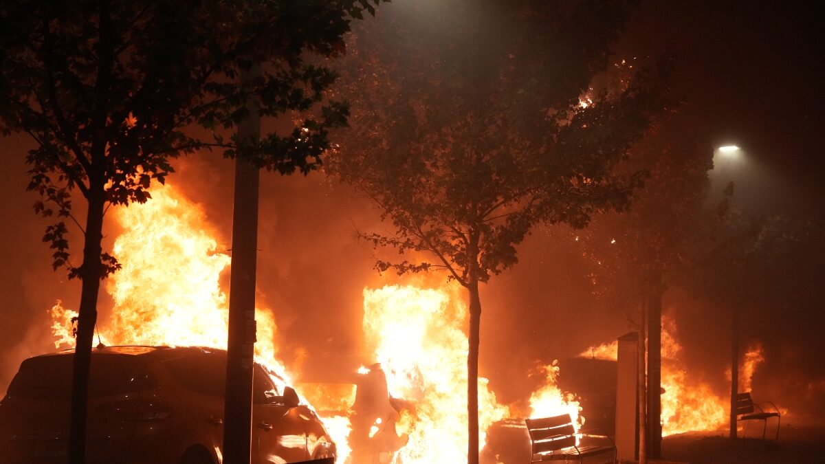 Several people set fire to cars and rubbish bins following a rally organised by various social groups under the slogan "No to Fascism in the Basque Country!", on 26 October 2026, in Bilbao, the Basque Country (Spain). The tension in Bilbao follows serious disturbances at previous stops on the tour. In Pamplona, the event led to police charges and disturbances in Yamaguchi Square, whilst at the Autonomous University of Barcelona (UAB) and in Zaragoza, the mobilisation of hundreds of protesters prevented the normal course of the events from taking place.[**********] 26 OCTOBER 2026;FIRE