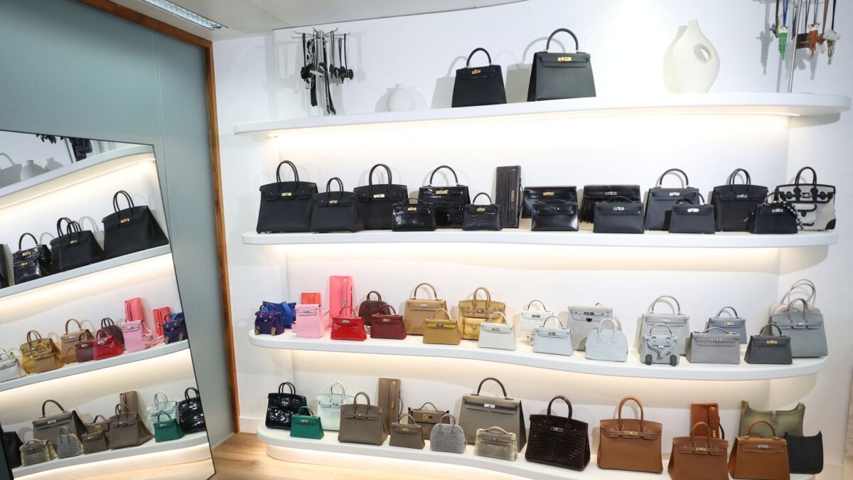 Κατάστημα με τσάντες Birkin