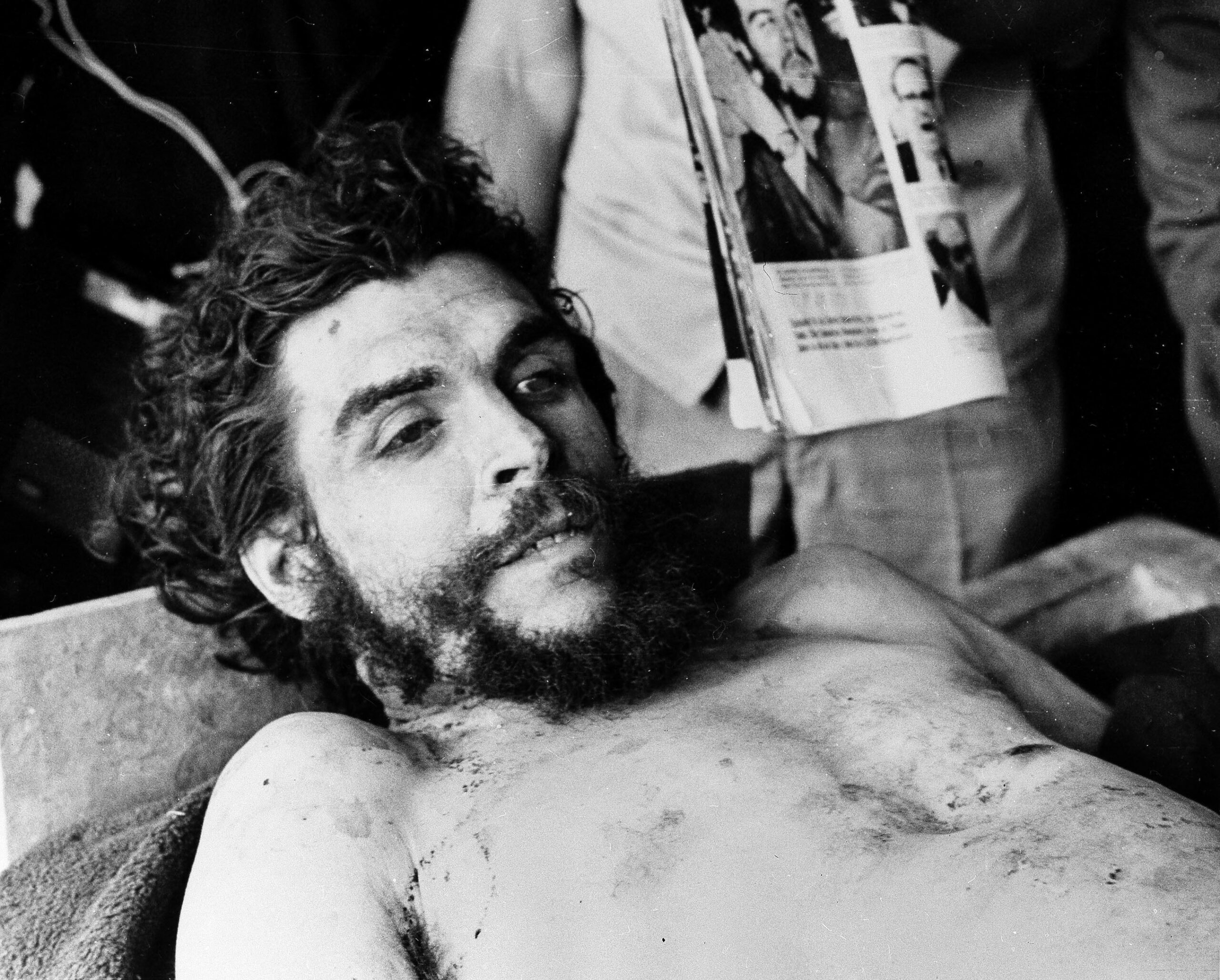 Η σορός του Κουβανού επαναστάτη Ερνέστο «Τσε» Γκεβάρα, μετά τη δολοφονία του στη Βολιβία