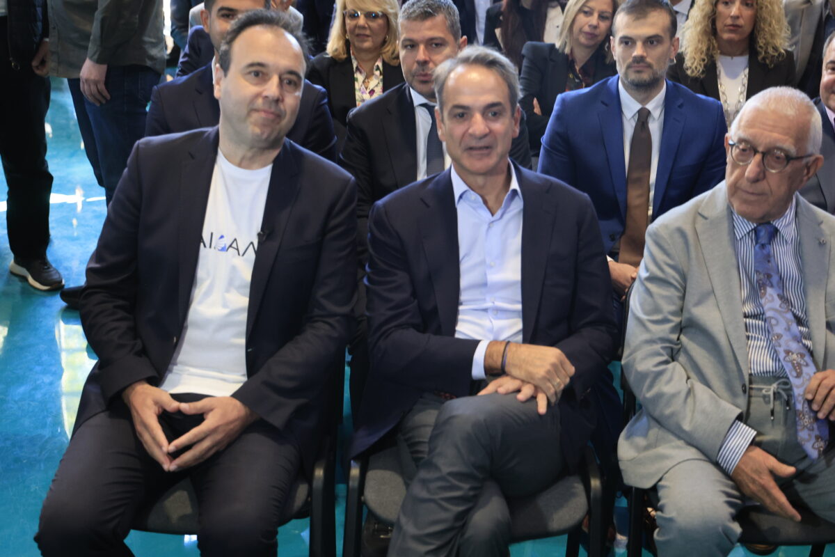 Κυριάκος Μητσοτάκης και Δημήτρης Παπαστεργίου