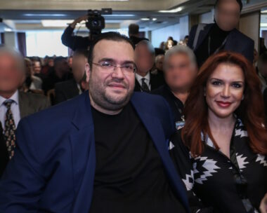 Ο Δημήτρης Καμπούρης με την σύζυγό του