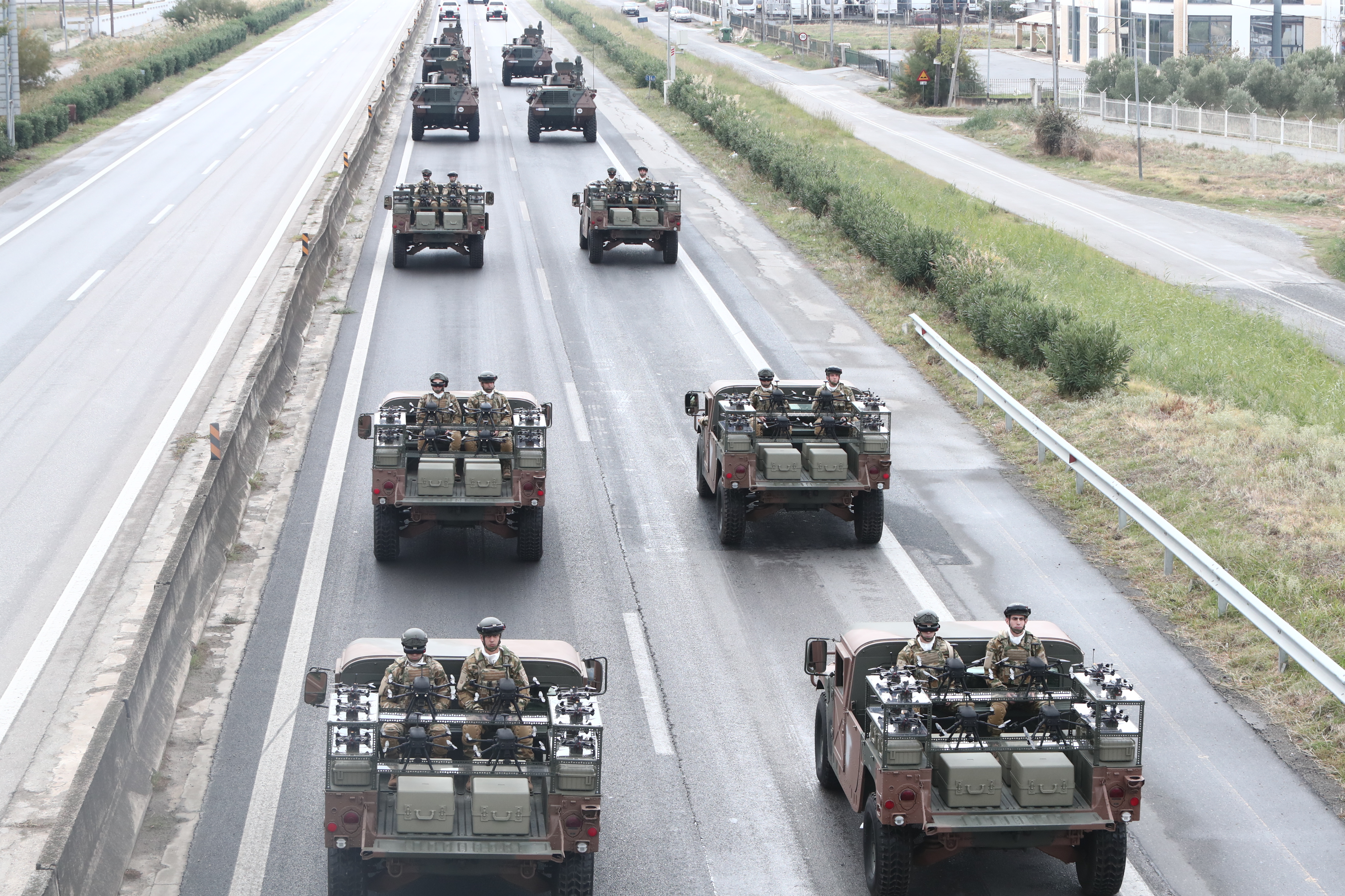 Θεσσαλονίκη: Πρόβα τζενεράλε για την παρέλαση της 28ης Οκτωβρίου – Η «Ασπίδα του Αχιλλέα» και η «Σφενδόνη του Δαβίδ»