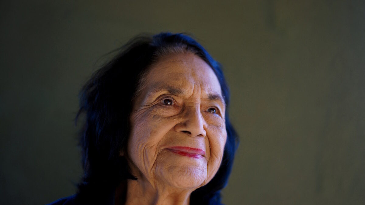 Η Αμερικανίδα Dolores Huerta, ηγέτιδα του εργατικού κινήματος των ΗΠΑ, «United Farm Workers»