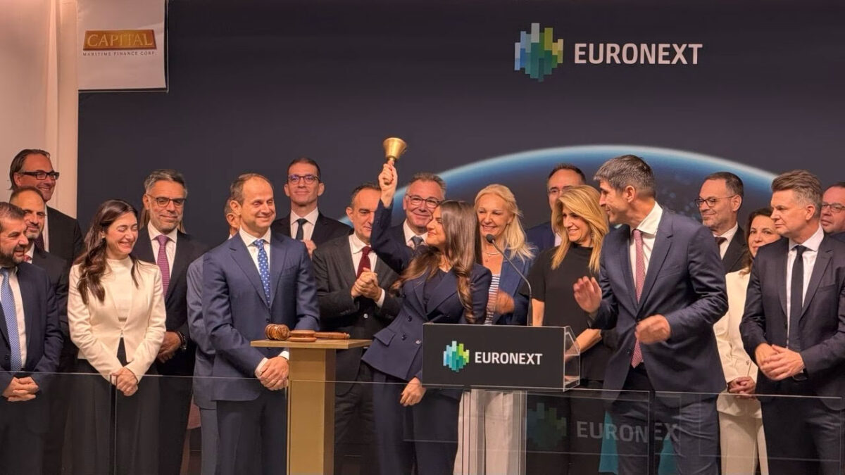 Πρεμιέρα στο Euronext Athens για την Capital Maritime Finance του Βαγγέλη Μαρινάκη