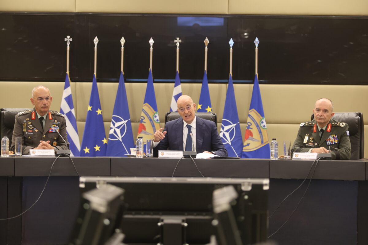 Παρουσίαση απο τον Υπουργό Άμυνας Νίκο Δένδια της νέας δομής των Ενόπλων Δυνάμεων. Τρίτη 20 Οκτωβρίου 2026 (ΓΙΑΝΝΗΣ ΠΑΝΑΓΟΠΟΥΛΟΣ
