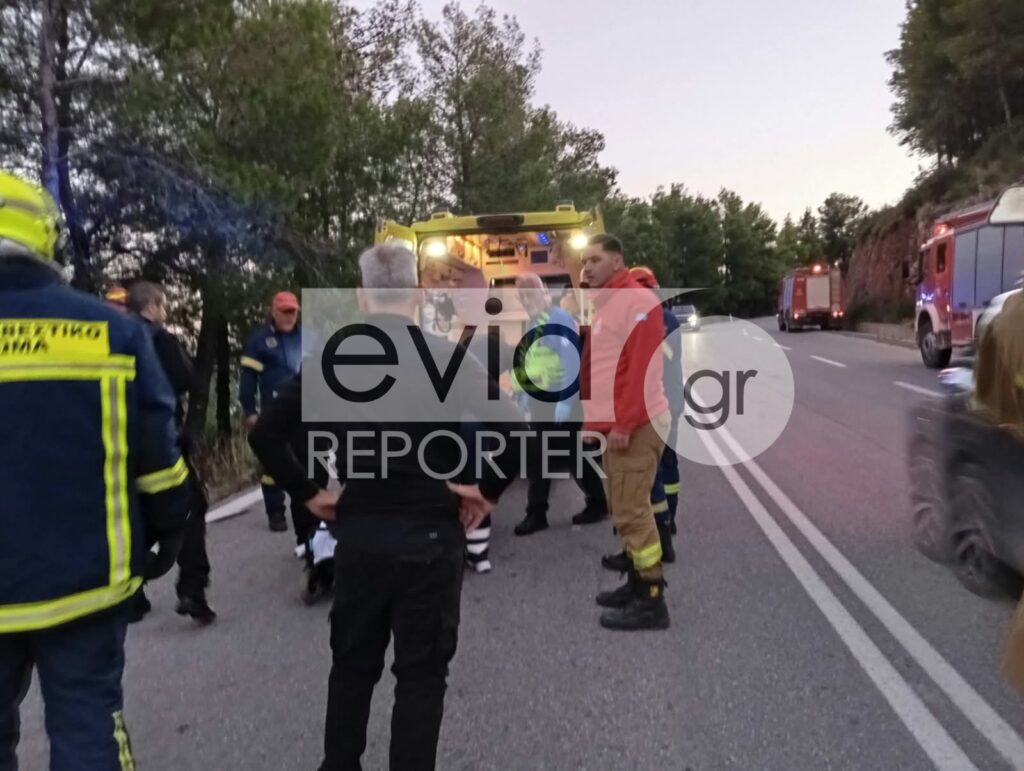 Νέο σοβαρό τροχαίο στην Εύβοια: Αυτοκίνητο έπεσε σε γκρεμό - Παππούς, γιαγιά και εγγόνι 19 μηνών τραυματίστηκαν