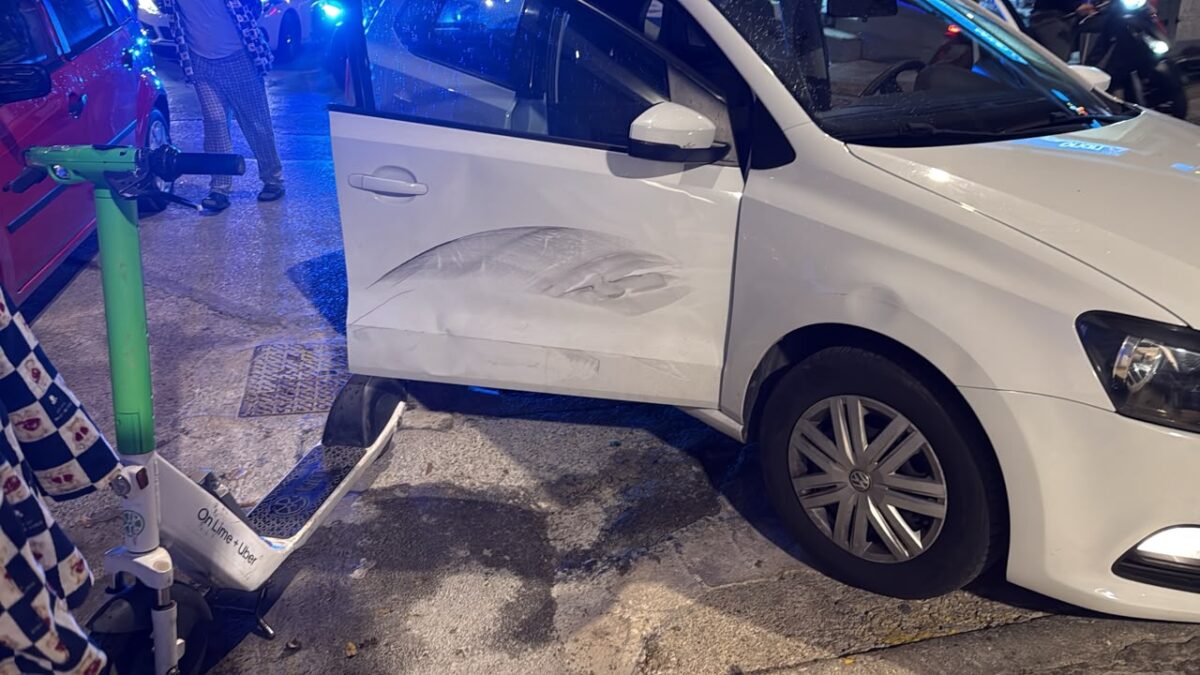 Το αυτοκίνητο, στο οποίο «λύθηκε» το χειρόφρενο