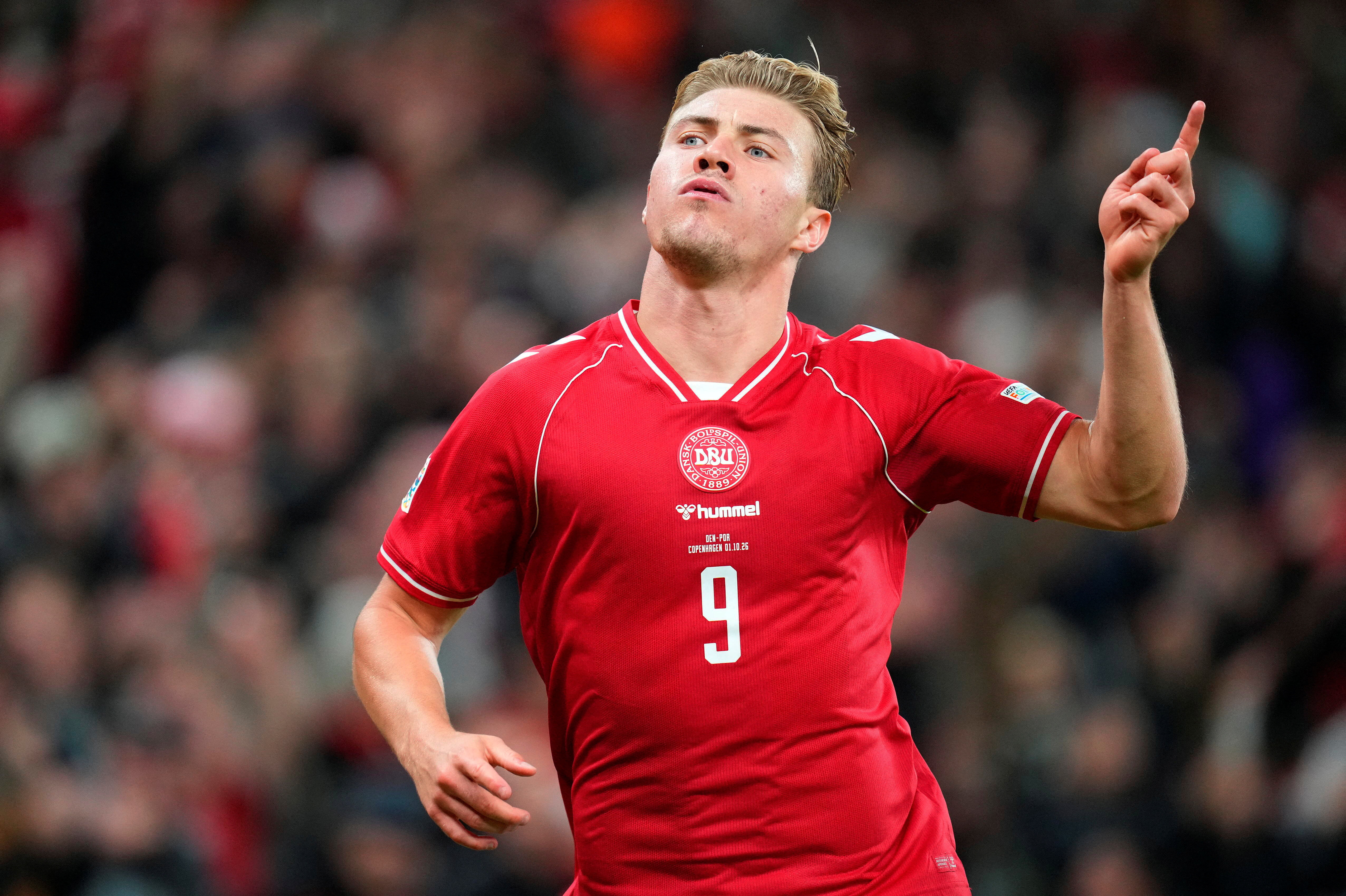 Nations League: Ο Χόιλουντ σκόραρε κόντρα στην Πορτογαλία και τρόλαρε για τον Κριστιάνο Ρονάλντο αλλά η Δανία ηττήθηκε με 4-2