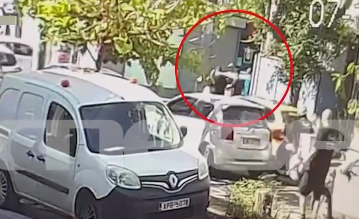 Βίντεο ντοκουμέντο από την επίθεση του 55χρονου με τσεκούρι σε 49χρονο οδηγό στην Ιερά Οδό