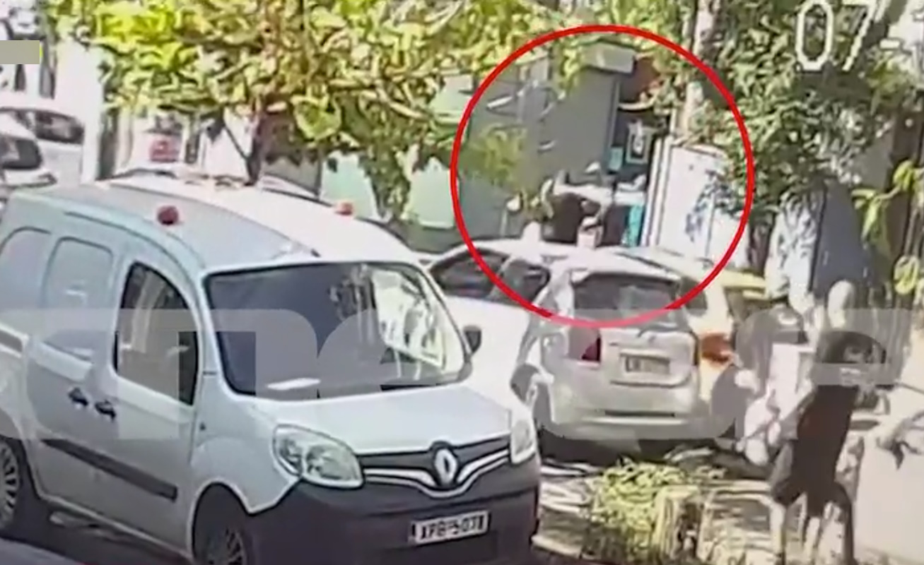 Βίντεο ντοκουμέντο από την επίθεση του 55χρονου με τσεκούρι σε 49χρονο οδηγό στην Ιερά Οδό