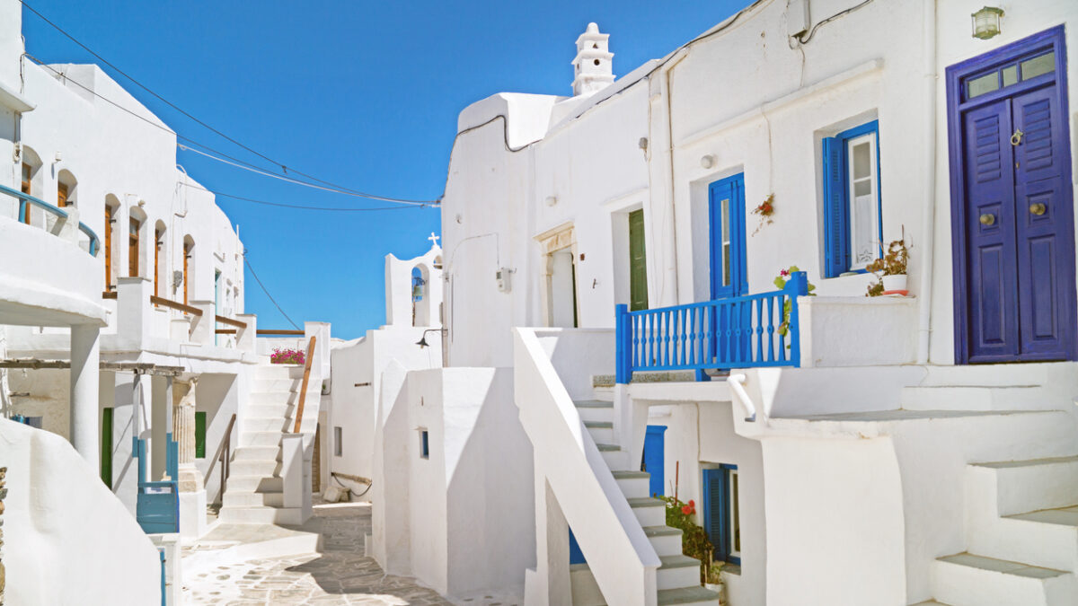 Traditional greek house on Sifnos island, Greece