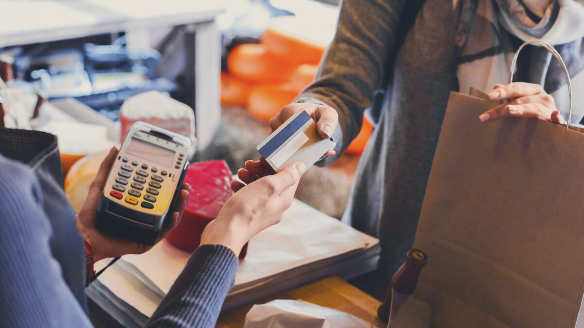 paying with credit card