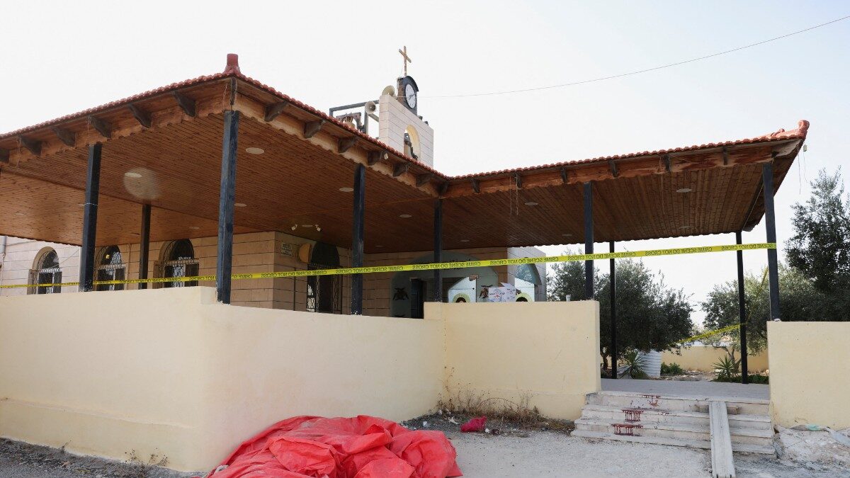 Η ελληνορθόδοξη εκκλησία στο Χαμούντ, στο κυβερνείο Καράκ της Ιορδανίας