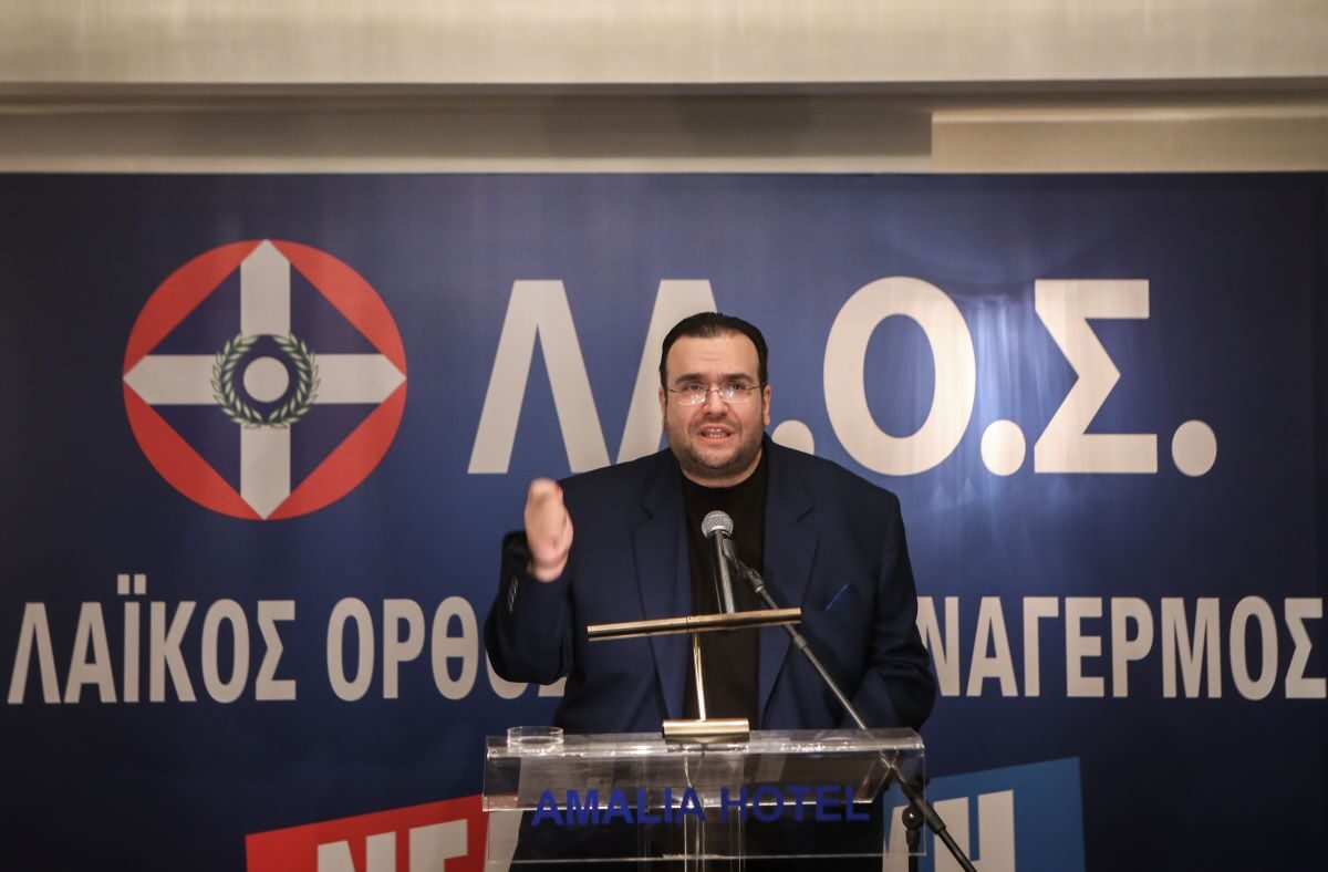 Ο πρόεδρος του ΛΑΟΣ Φίλιππος Καμπούρης