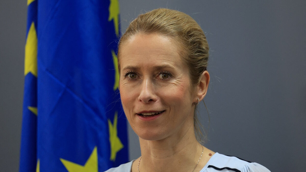 Η αντιπρόεδρος της Ευρωπαϊκής Επιτροπής, Kaja Kallas