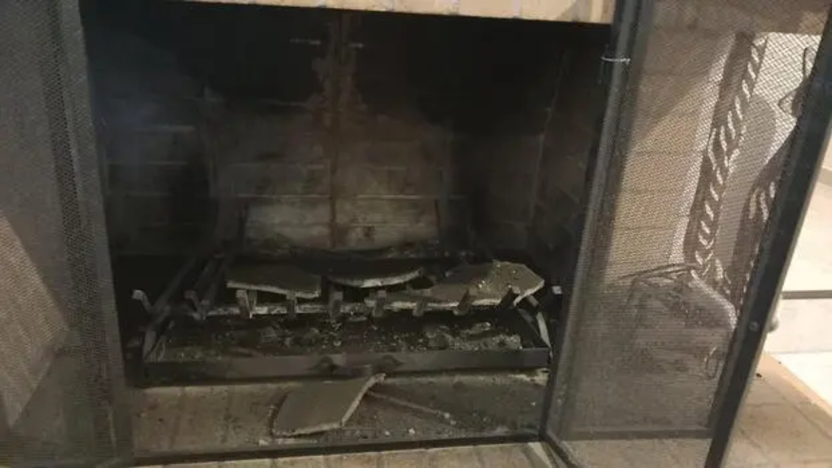 Κεραυνός σε καμινάδα