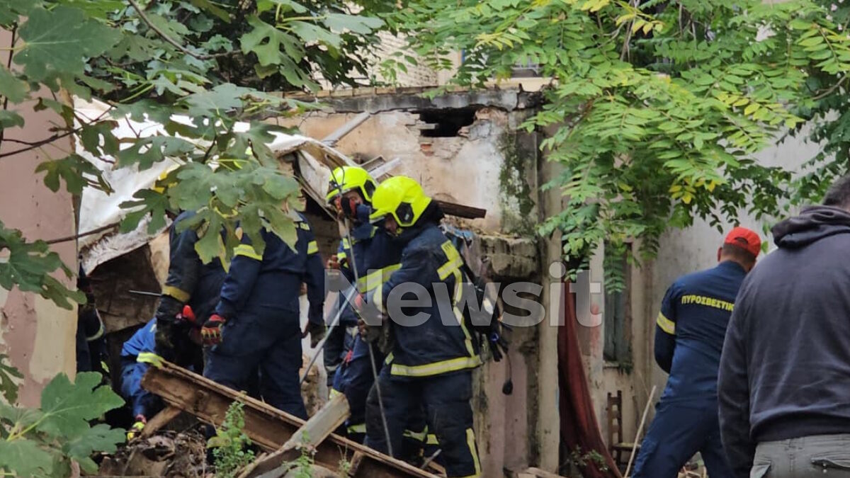 Κατάρρευση στέγης σε εγκαταλελειμμένο στον Κολωνό