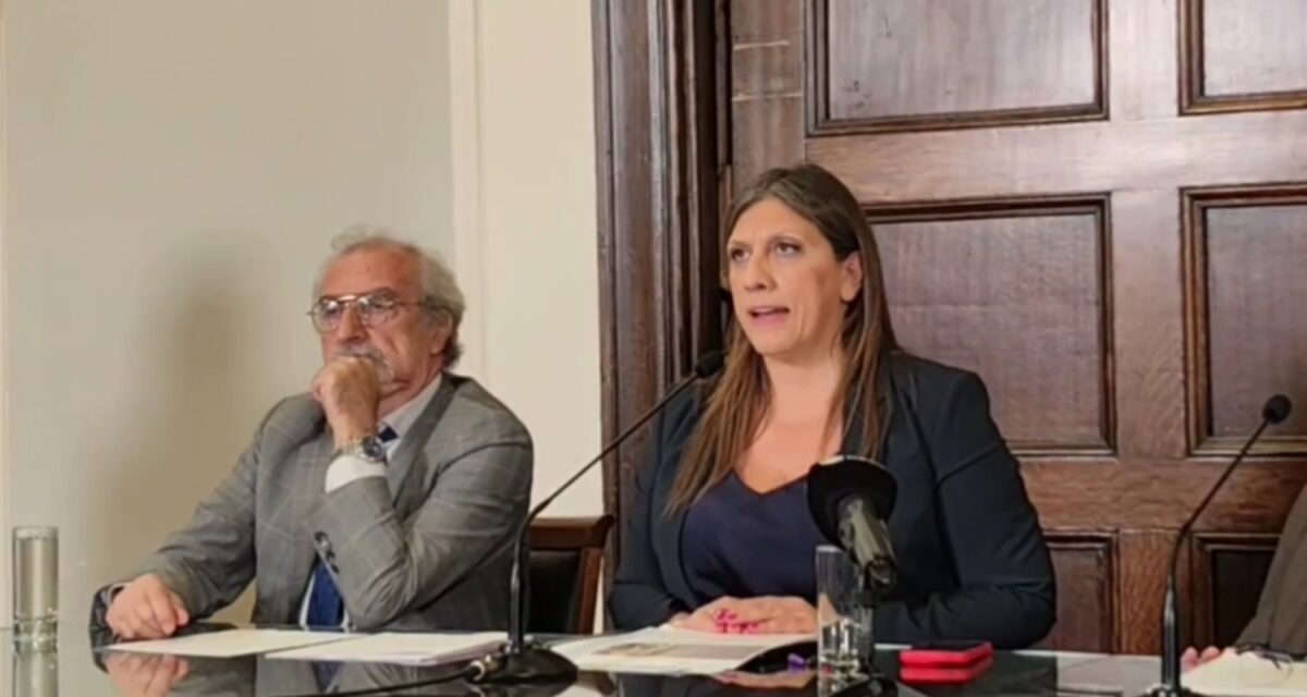 Ο Κώστας Παπαδάκης και η Ζωή Κωνσταντοπούλου