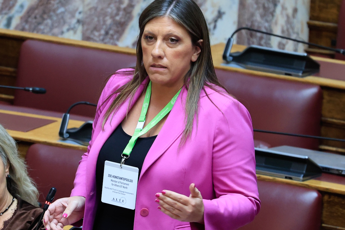 Κωνσταντοπούλου: Να μας πει ο Φλωρίδης ποιος είναι τώρα «για τα μπάζα» - Είναι ψέματα ότι δε θα συνεργαστούν ΝΔ και ΠΑΣΟΚ