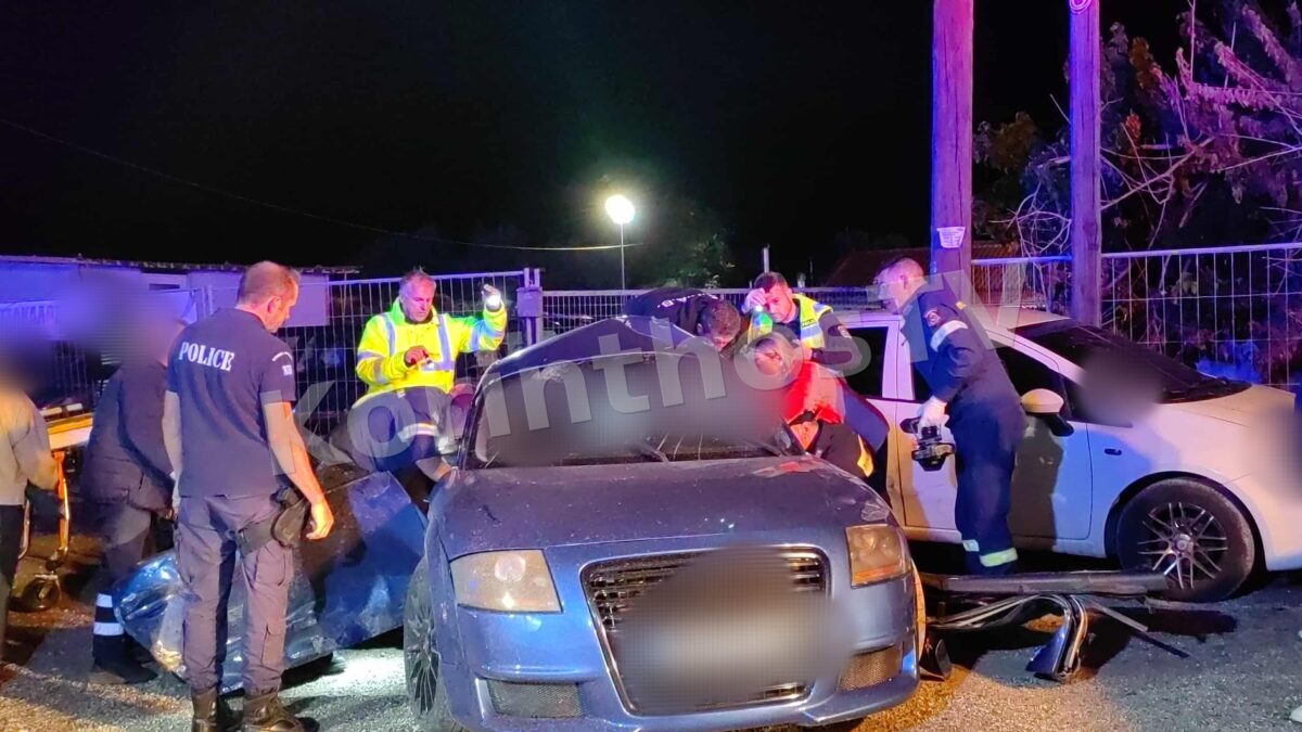 Σοβαρό τροχαίο με εγκλωβισμένους στο Δέλτα Κορίνθου
