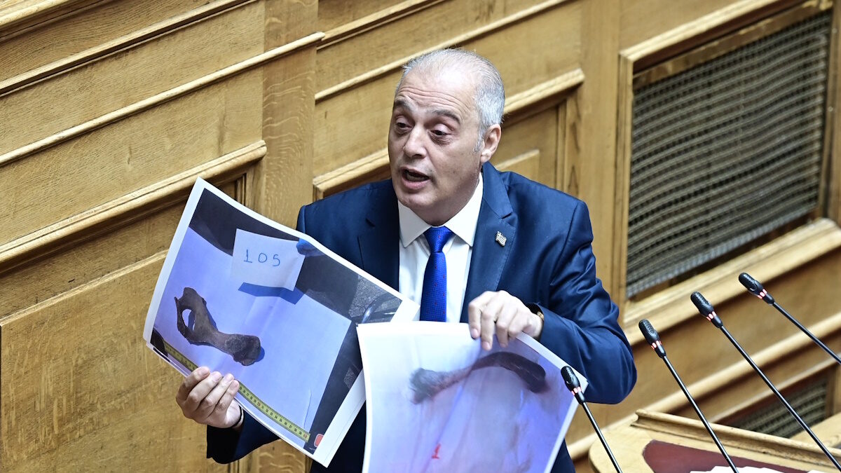 Πλακιάς: Έκπληκτος είδα τον Βελόπουλο να δείχνει φωτογραφίες οστών ζώων στη Βουλή υποστηρίζοντας ότι είναι από θύματα στα Τέμπη