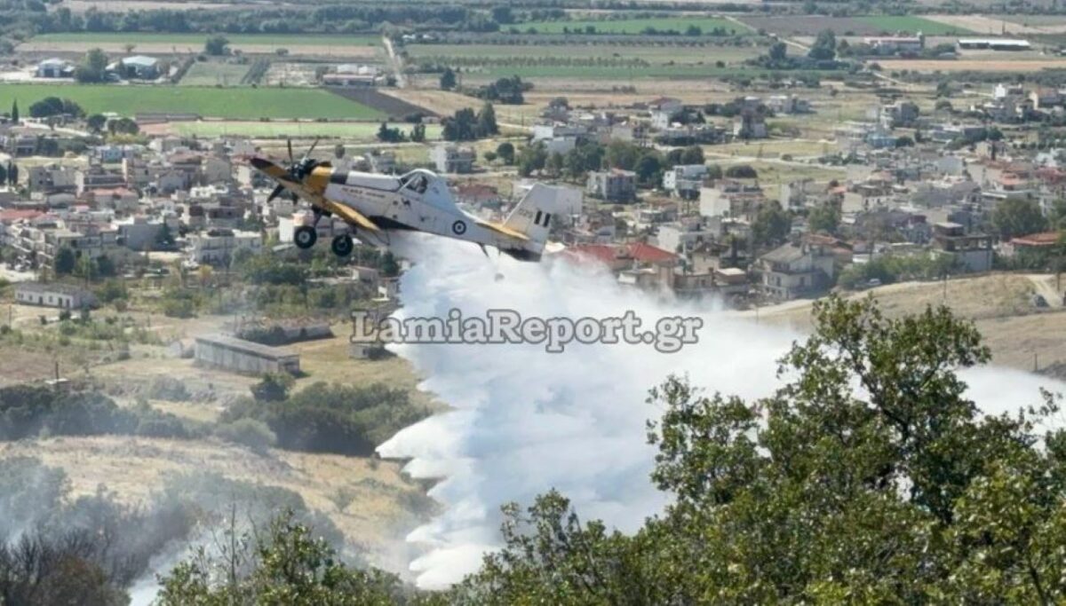 Φωτιά στη Λαμία