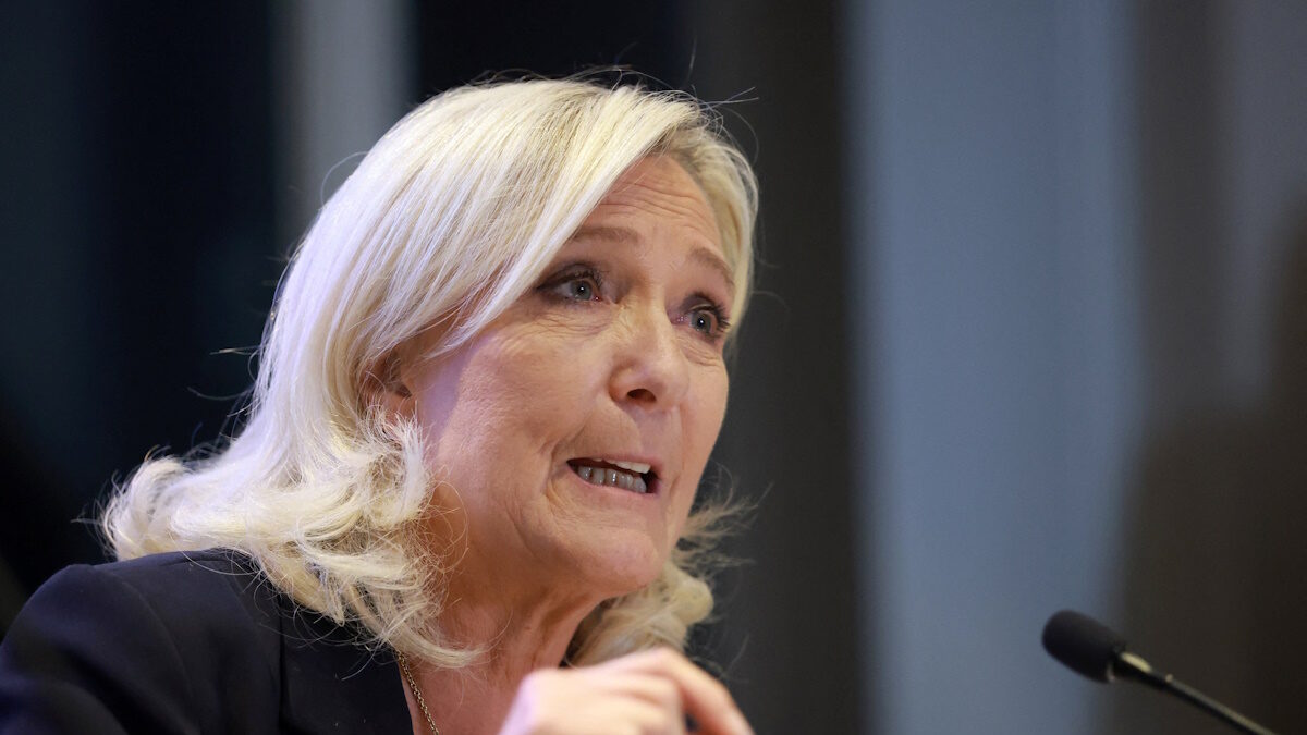 Η ηγέτιδα της γαλλικής ακροδεξιάς, Marine Le Pen