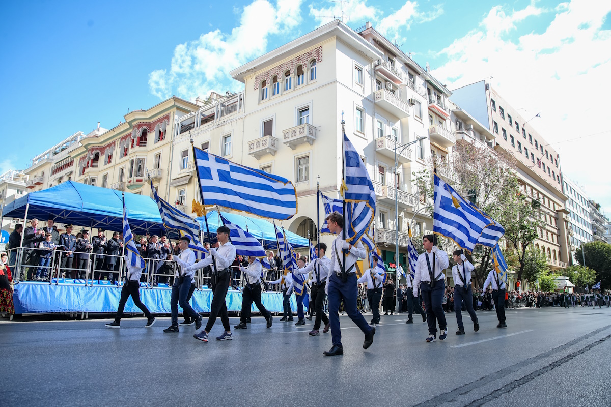 Μαθητική παρέλαση για την εθνική επέτειο της 28ης Οκτωβρίου 1940 στη Θεσσαλονίκη. την Τρίτη 27 Οκτωβρίου 2026