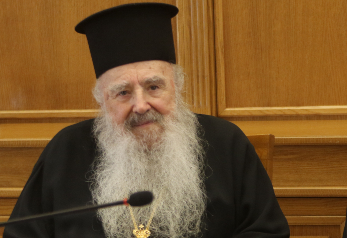 Ο Μητροπολίτης Μηθύμνης Χρυσόστομος