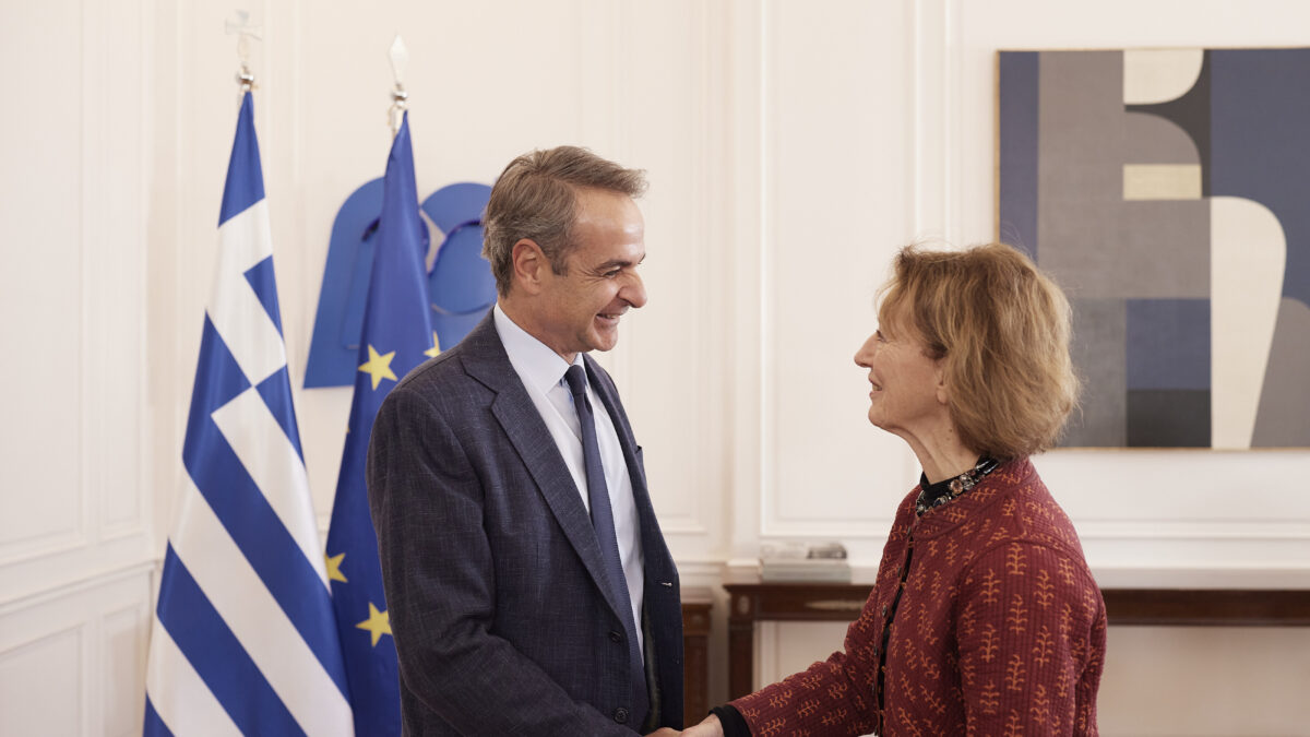 Κυριάκος Μητσοτάκης και Μαρία Λέπτιν
