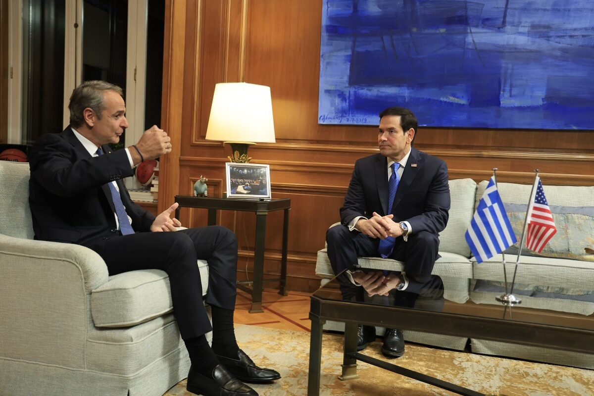 Κυριάκος Μητσοτάκης και Μάρκο Ρούμπιο