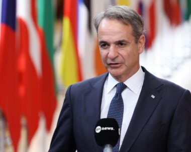 Ο Κυριάκος Μητσοτάκης στις Βρυξέλλες