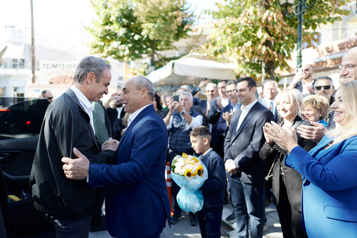 Κυριάκος Μητσοτάκης από Κατερίνη