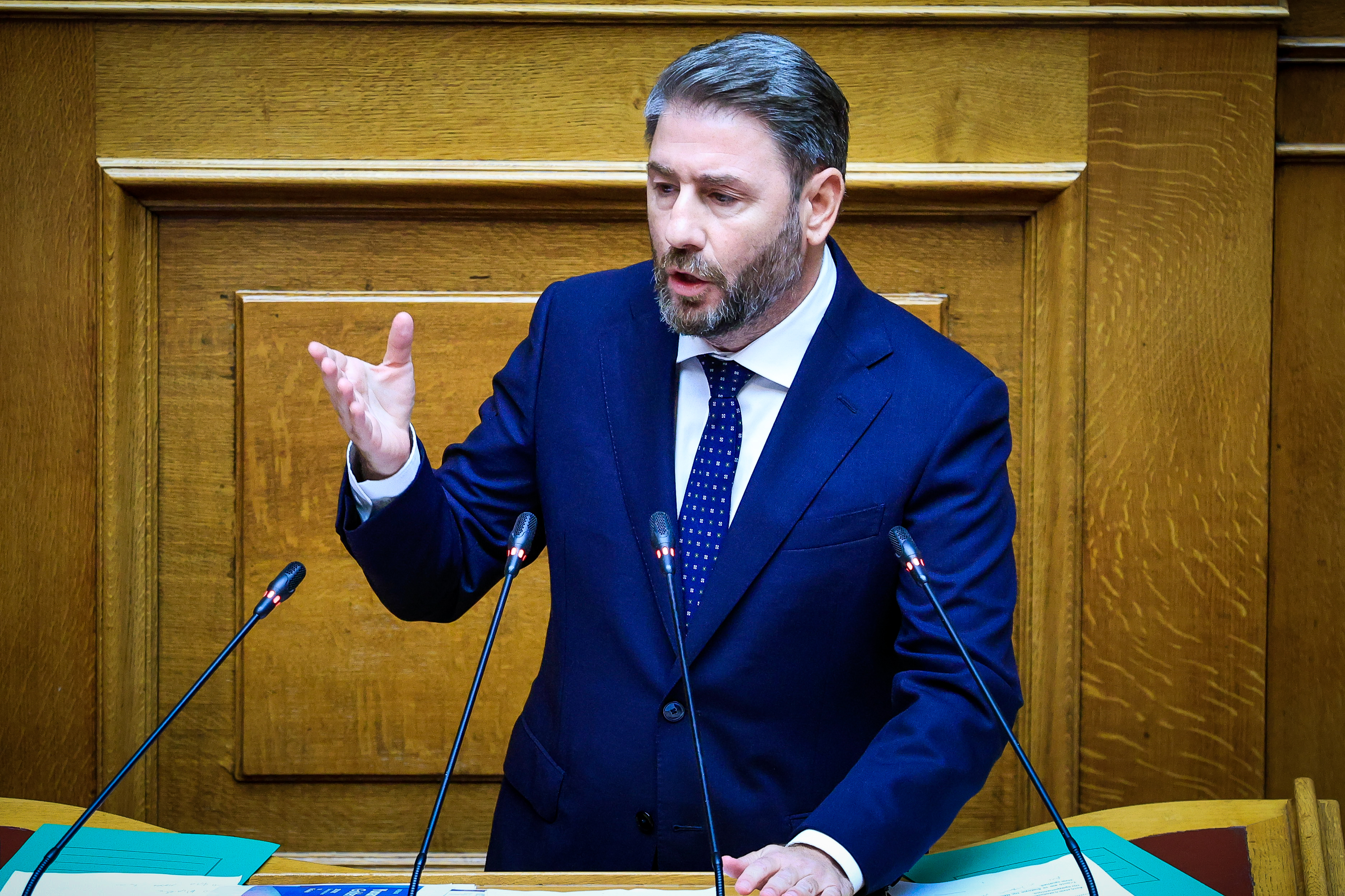 Ανδρουλάκης κατά Μητσοτάκη με... Δήμητρα Γαλάνη: Οι επιστολές στην φον ντερ Λάιεν μου θυμίζουν «Τα γαλάζια σου γράμματα» - Μια ζωή περιμένω, μα δεν γίνονται θαύματα