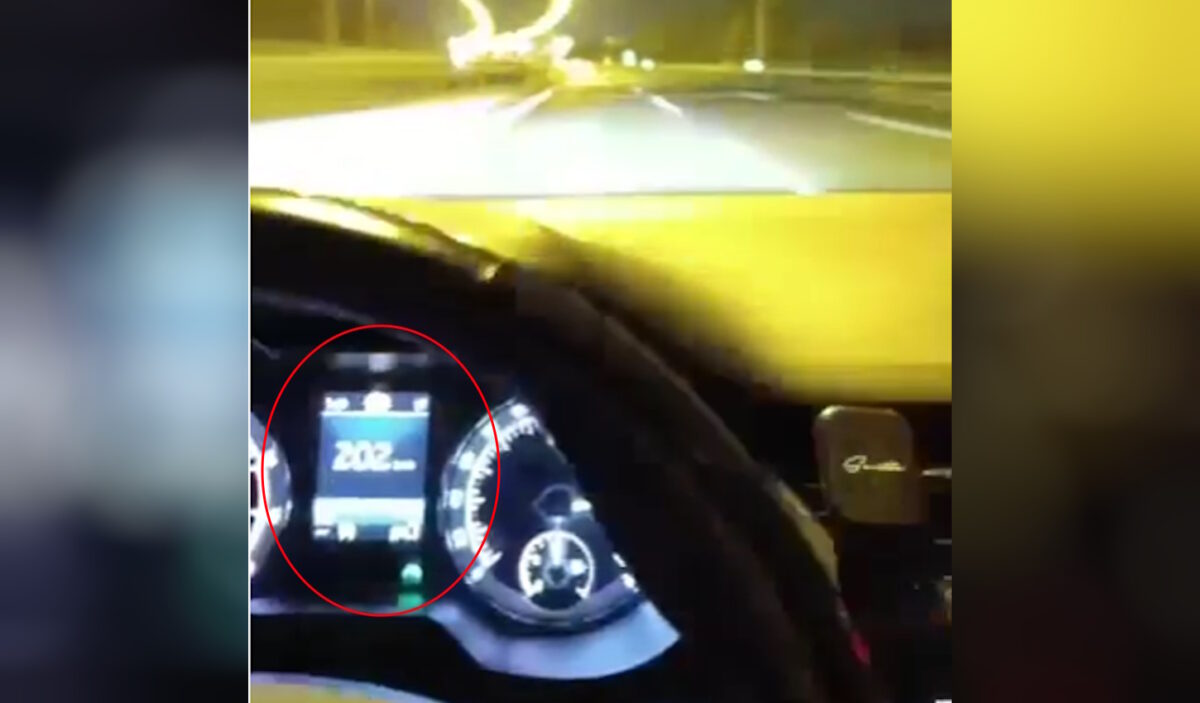 Ταξιτζής έτρεχε με πάνω από 200 χλμ/ώρα στην Αττική Οδό και συνελήφθη από βίντεο που ανέβασε στα social media