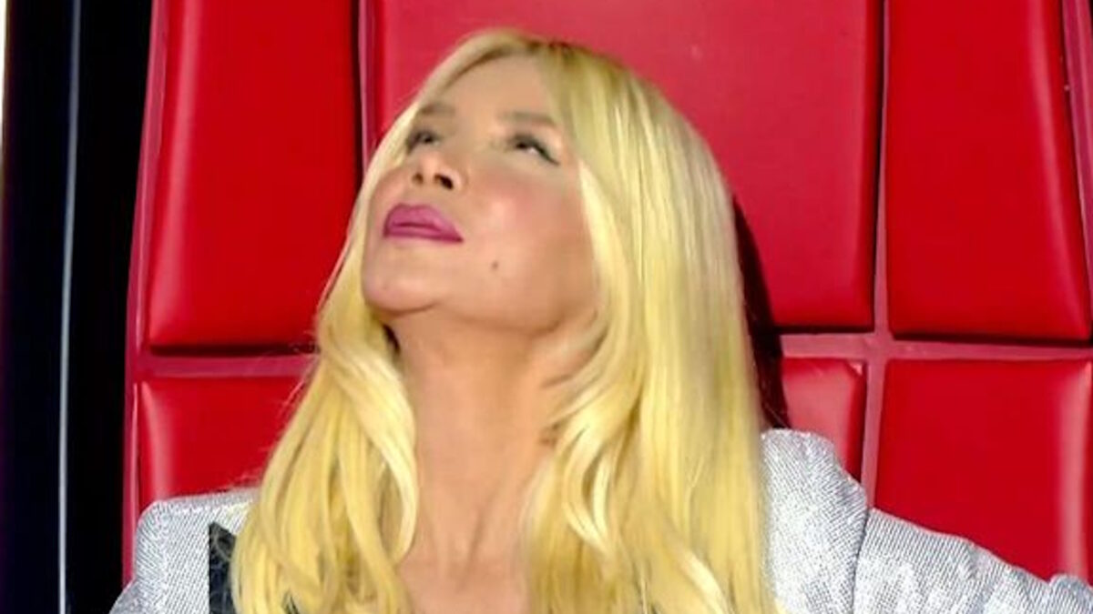 Η Πάολα κατά τη διάρκεια του «The Voice»