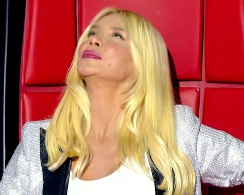 Η Πάολα κατά τη διάρκεια του «The Voice»